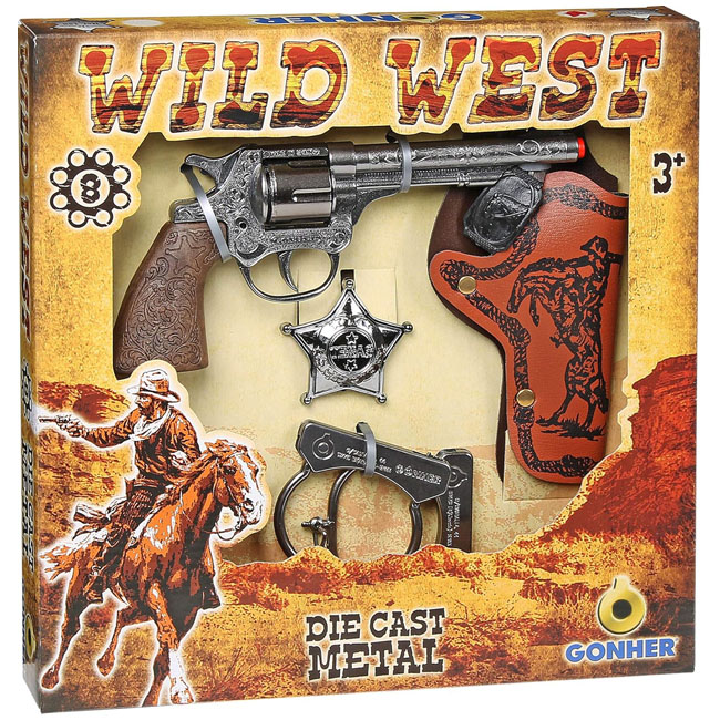 GONHER WILD WEST SET 8-SHOTS SINGLE REVOLVER