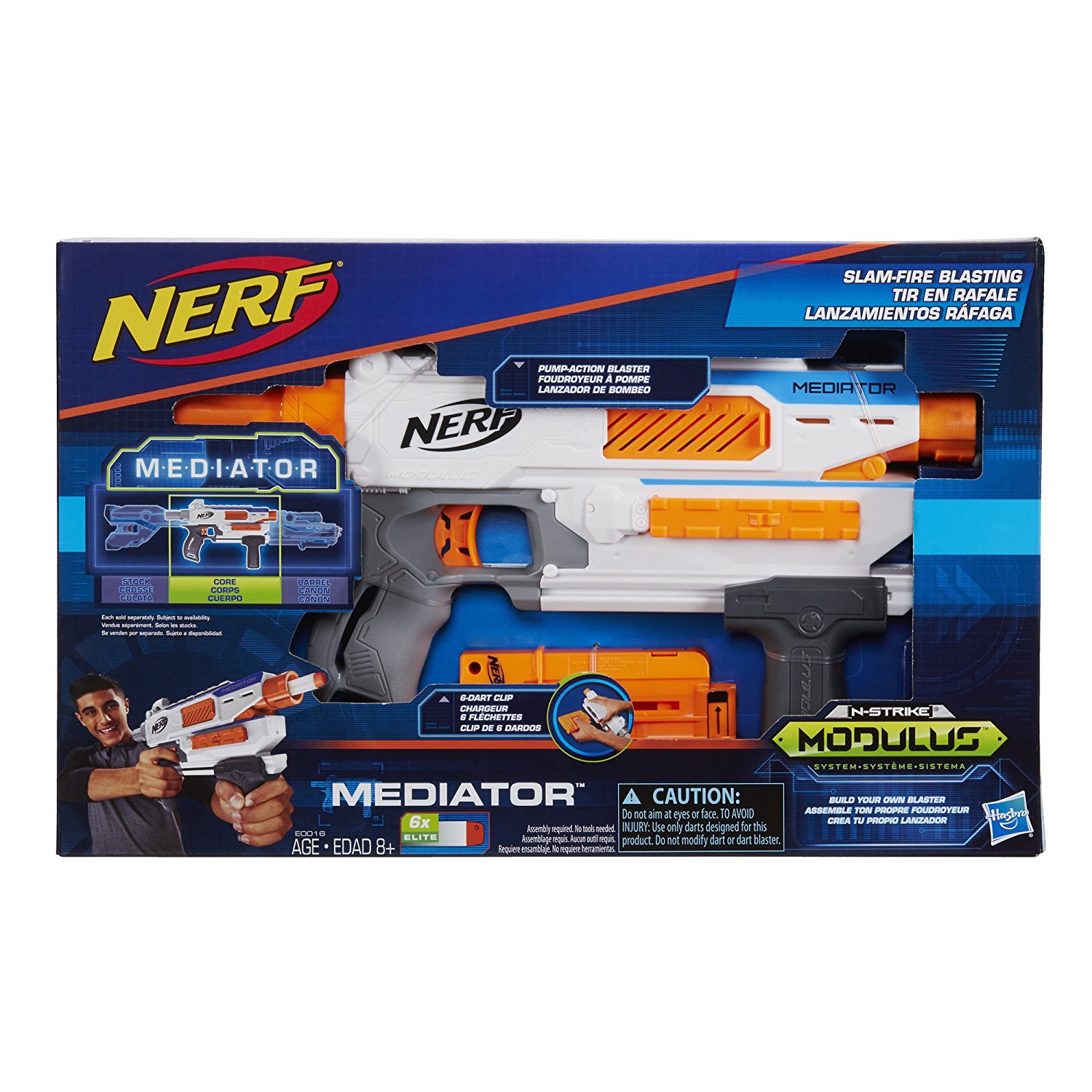 NERF N-STRIKE MODULUS MEDIATOR BLASTER