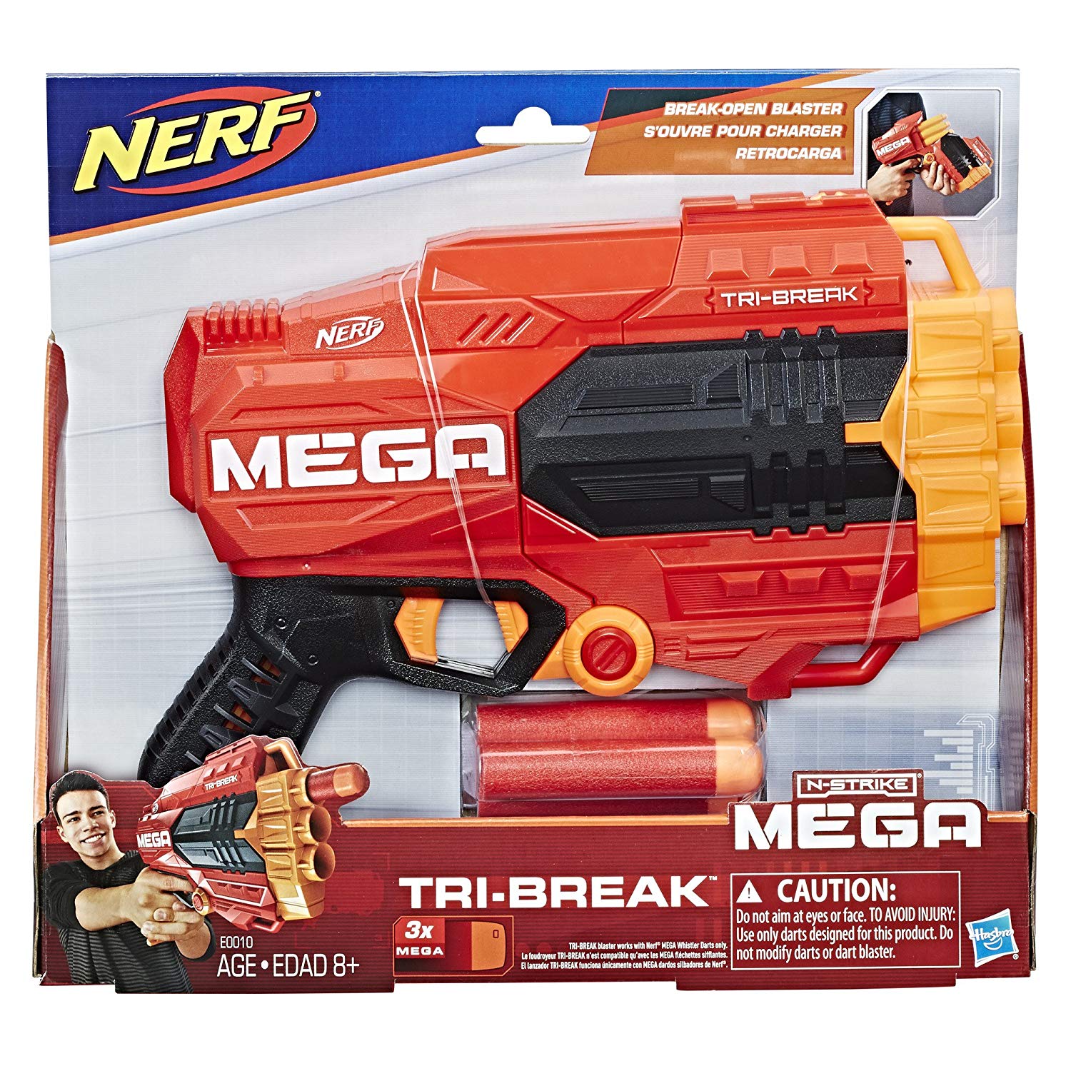 NERF N-STRIKE MEGA TRI-BREAK BLASTER