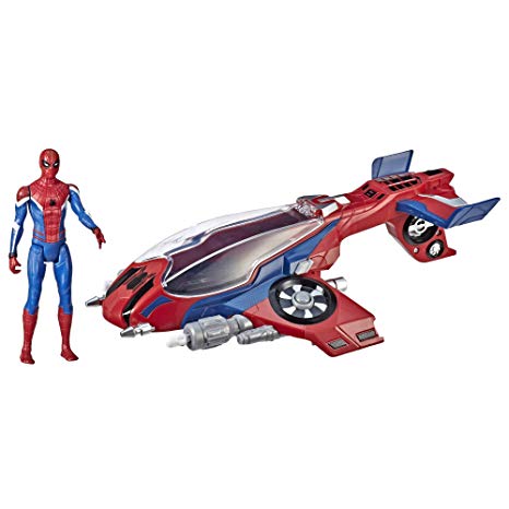 HASBRO SPIDERMAN WITH SPIDER JET