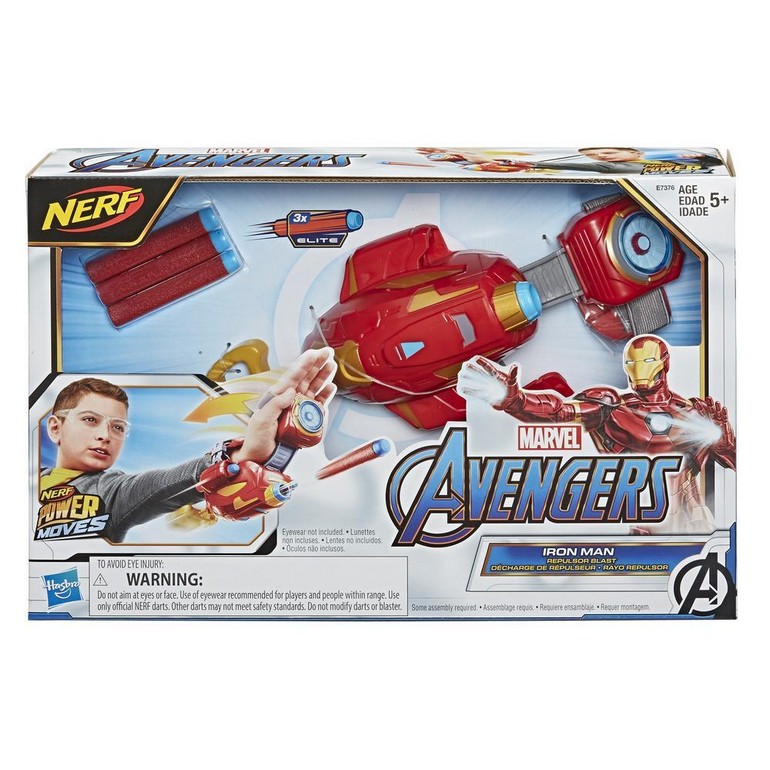HASBRO AVENGERS POWER MOVES - IRON MAN REPULSOR BLAST