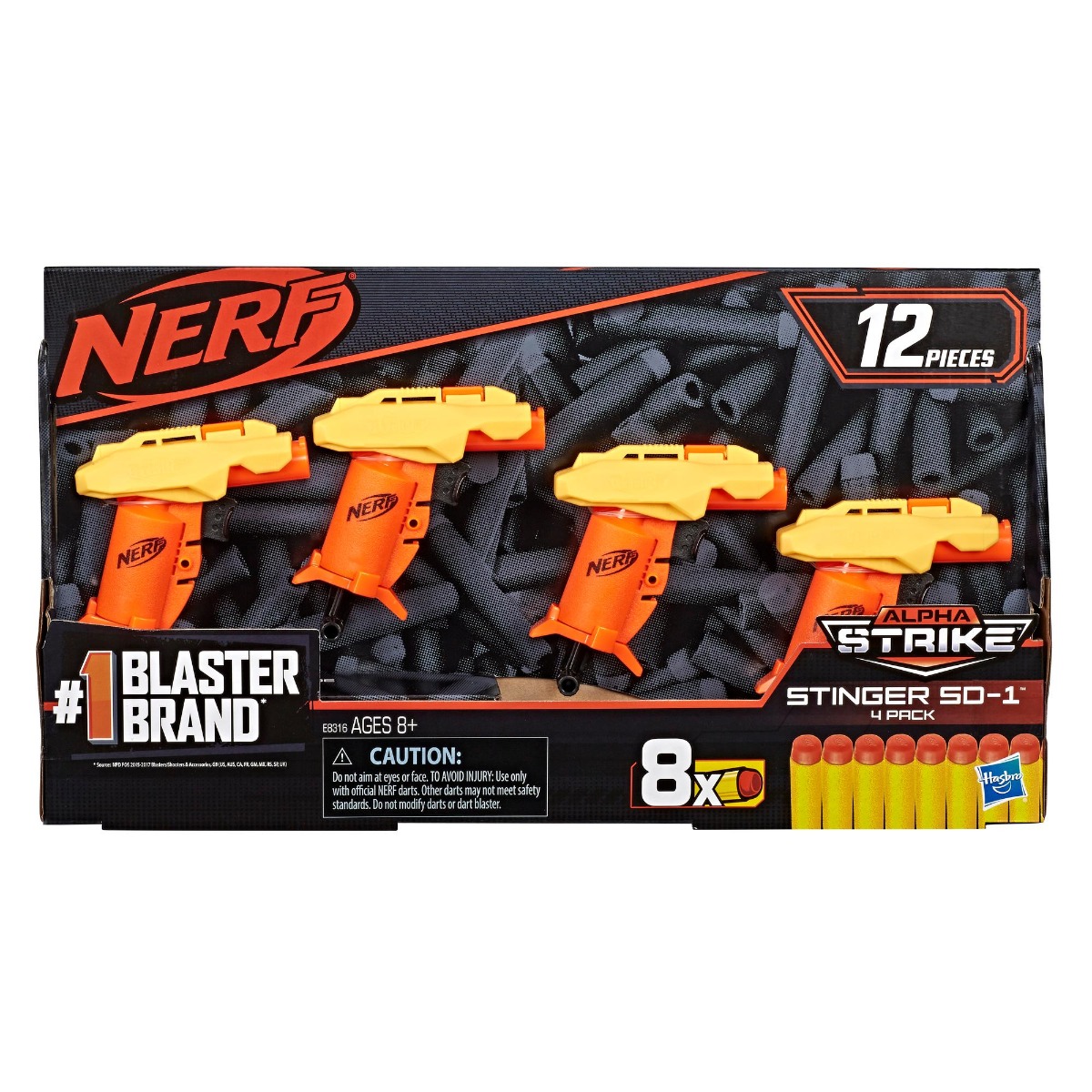 NERF ALPHA STRIKE STINGER SD-1 (4PACK)