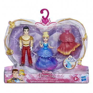 DISNEY PRINCESS RAINBOW FASHION PACK PRINCE & PRINCESS THEME