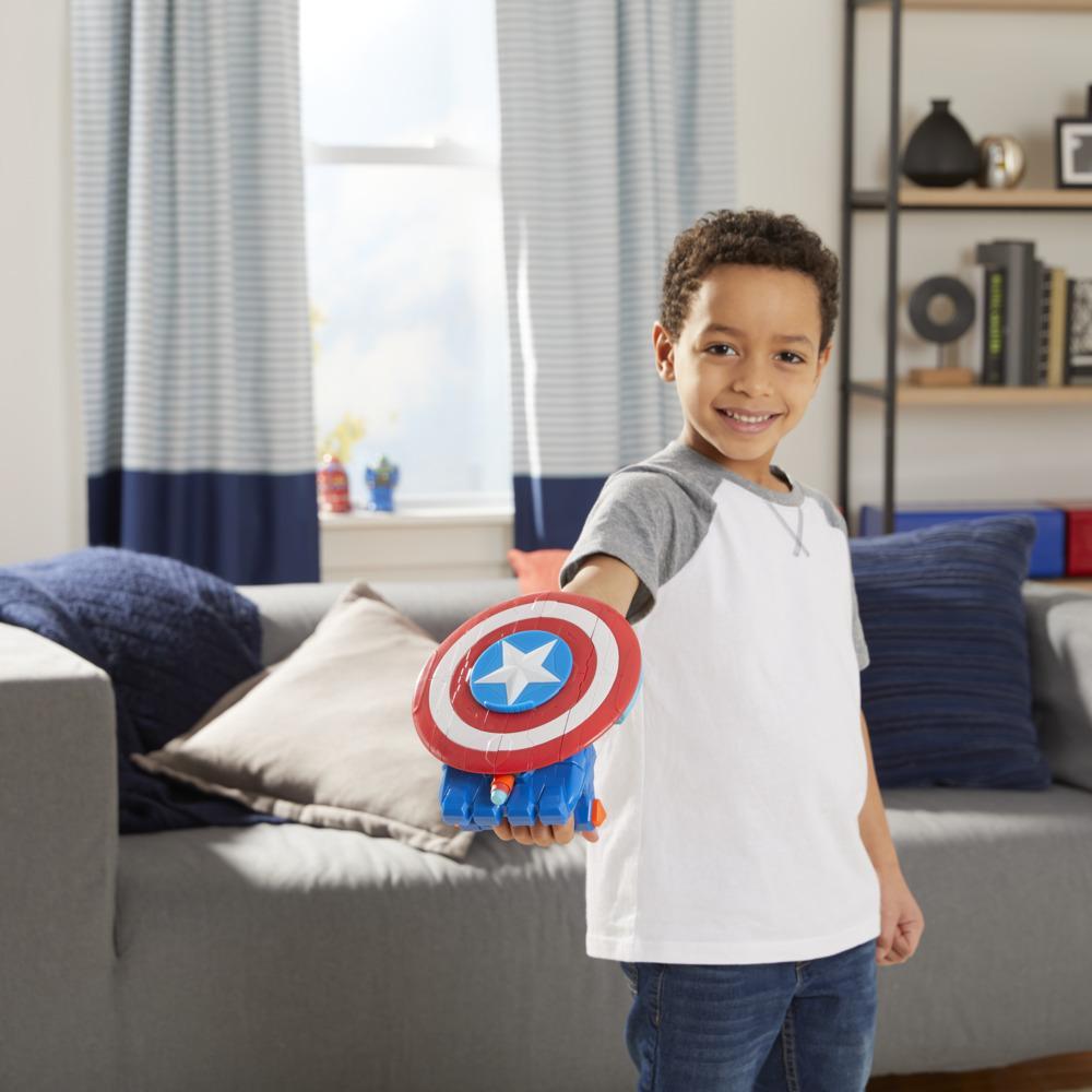 HASBRO MARVEL AVENGERS MECH STRIKESHOT - CAPTAIN AMERICA SHI