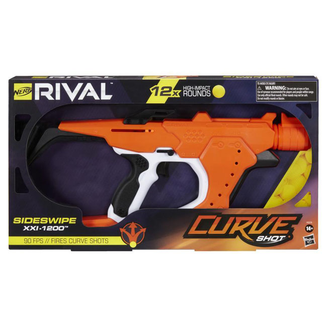 NERF RIVAL CURVE SHOT SIDESWIPE BLASTER