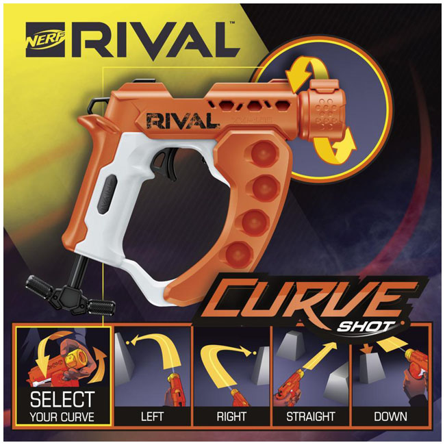 NERF RIVAL CURVE SHOT FLEX XXI 100 BLASTER