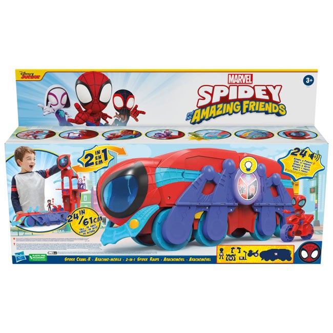 HASBRO MARVEL SPIDEY AMAZING FRIENDS SPIDER CRAWL PLAYSET