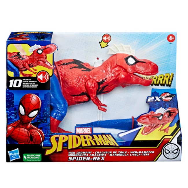 SPIDEY AMAZING FRIENDS WEB CHOMPIN SPIDER REX