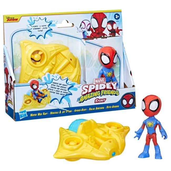 MARVEL SPIDEY WATER WEB RAFT ACTION FIGURE
