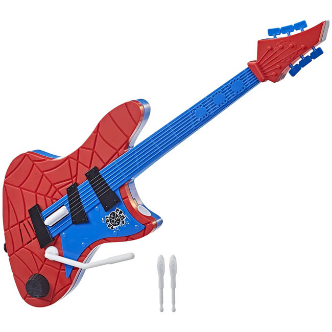 HASBRO SPIDER-PUNK WEB BLAST GUITAR