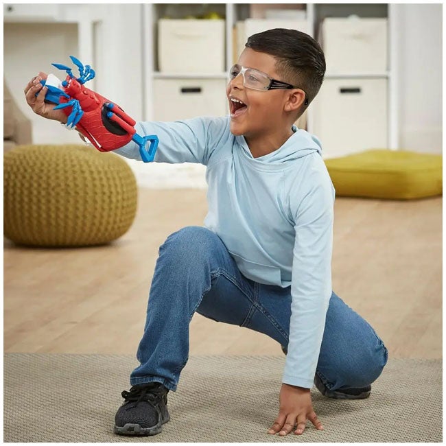 NERF MARVEL MECH STRIKE MECHASAURS SPIDERMAN ARACHNO BLASTER