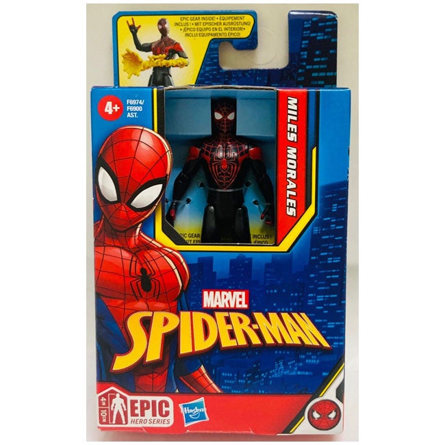 HASBRO MARVEL SPIDERMAN 4 Inch EPIC HERO SERIES MILES MORALE
