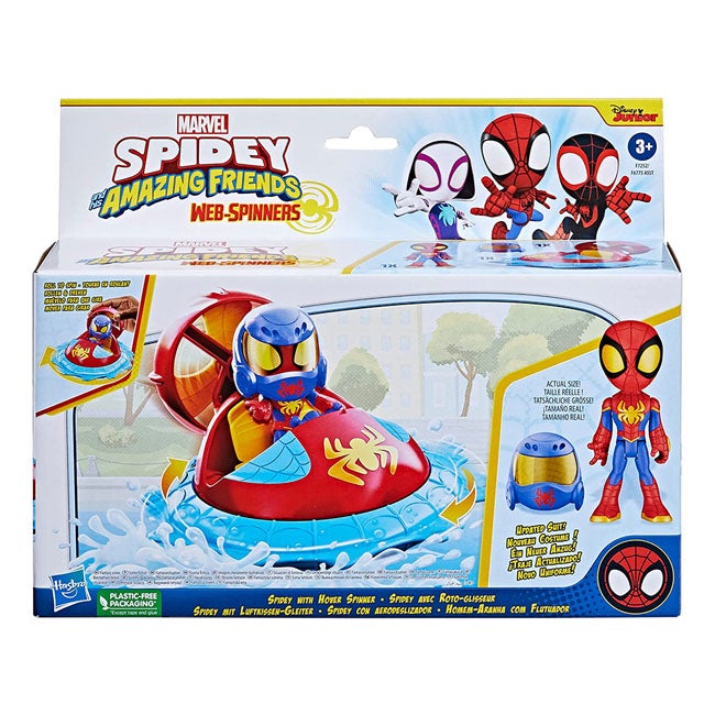 HASBRO MARVEL SPIDEY AMAZING FRIENDS SPIDEY HOVER SPINNER