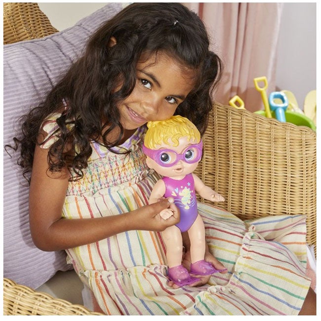 BABY ALIVE SUNNY SWIMMER BLONDE HAIR DOLL