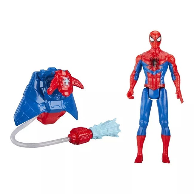 HASBRO SPIDERMAN 4 IN DELUXE WATER WEBS CLASSIC SPIDERMAN
