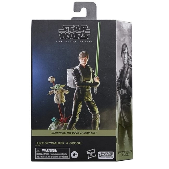STAR WARS BLACK SERIES -LUKE SKYWALKER AND GROGU ACTION FIGU