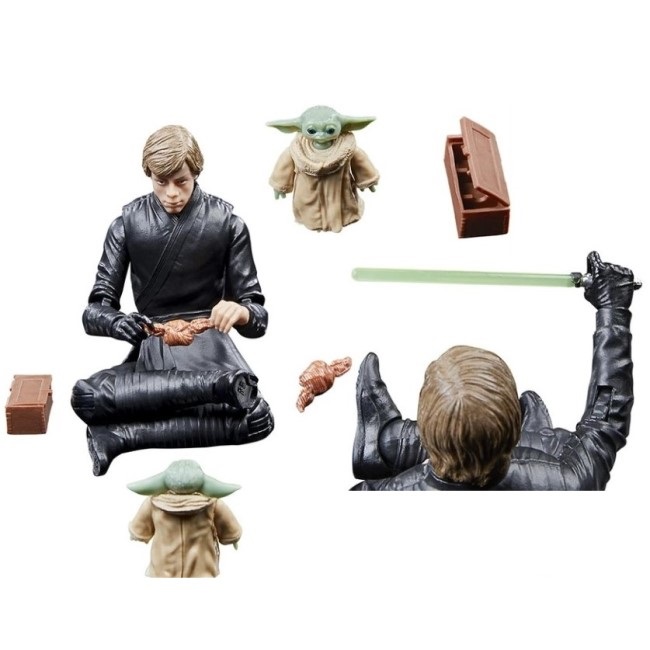 STAR WARS BLACK SERIES -LUKE SKYWALKER AND GROGU ACTION FIGU