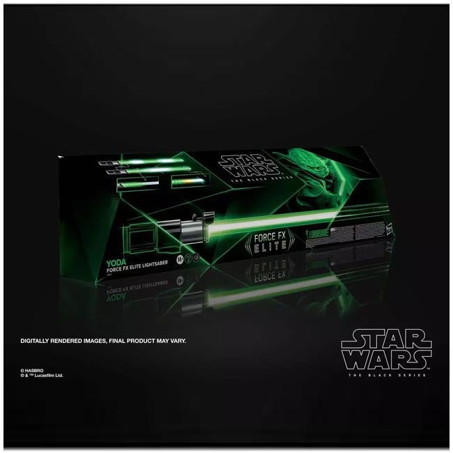 HASBRO STAR WARS BLACK SERIES -YODA FORCE FX ELITE BLACK