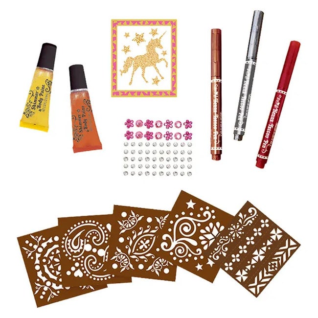 HOT FOCUS HENNA BODY ART SET