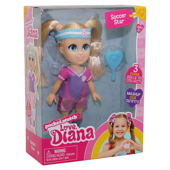 LOVE DIANA 6 INCH DOLL SOCCER STAR