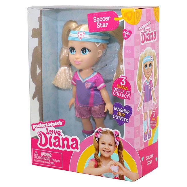 LOVE DIANA 6 INCH DOLL SOCCER STAR