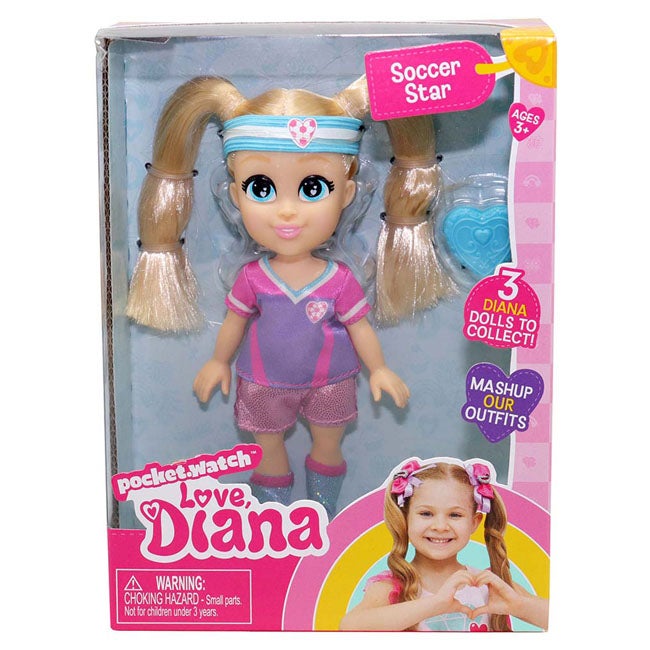 LOVE DIANA 6 INCH DOLL SOCCER STAR