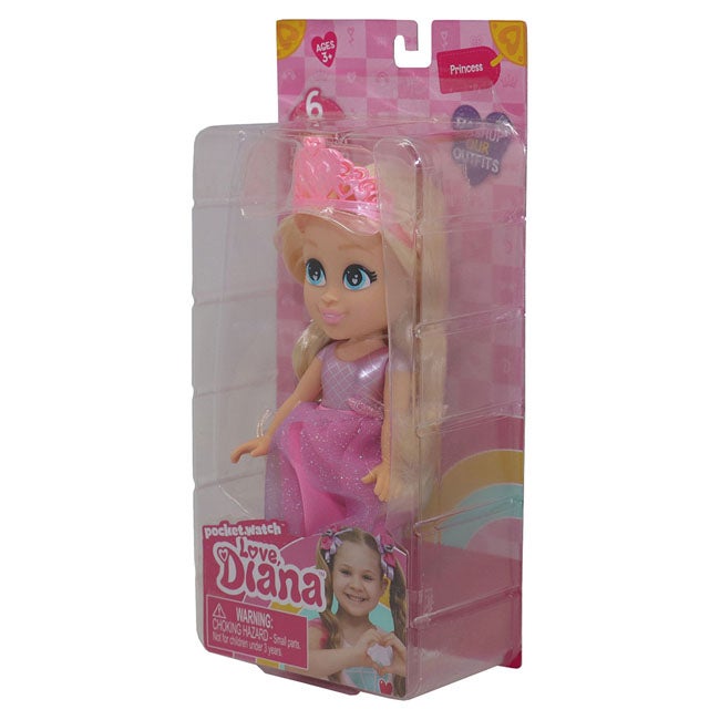 LOVE DIANA 6 INCH PRINCESS DOLL