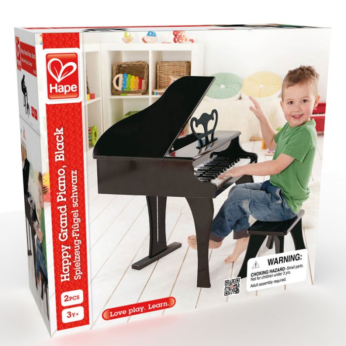 HAPE HAPPY GRAND PIANO BLACK