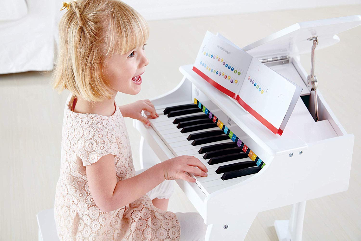 HAPE DELUXE GRAND PIANO WHITE