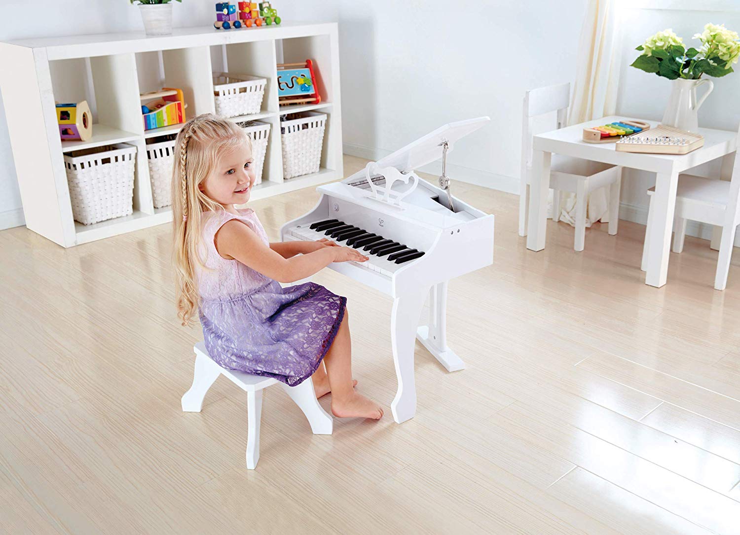 HAPE DELUXE GRAND PIANO WHITE