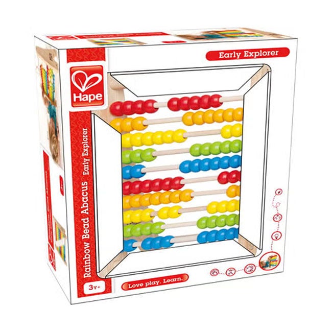 HAPE RAINBOW BEAD ABACUS