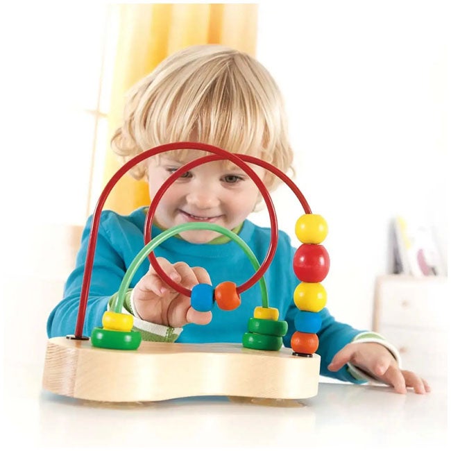 HAPE DOUBLE BUBBLE WOODEN BEAD MAZE