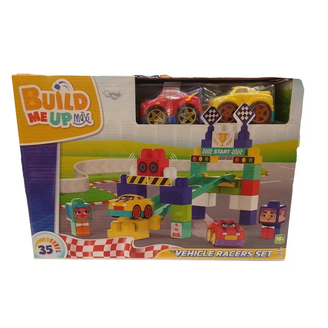 BUILD ME UP MAXI 2 CITY CAR SET 35PCS