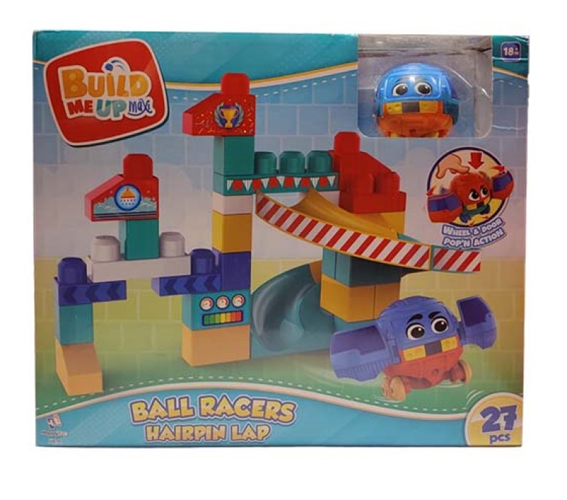 BUILD ME UP MAXI 27 PCS BALL RACERS HAIRPIN LAP