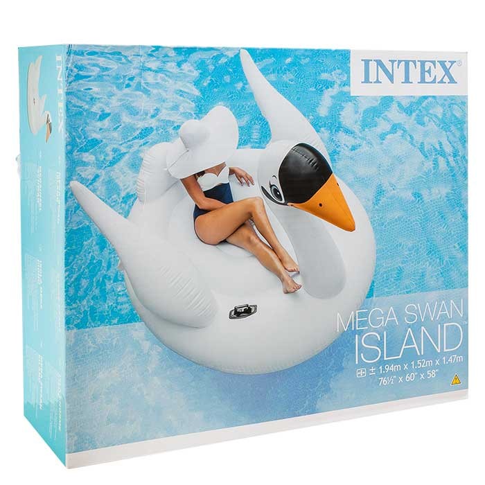 INTEX MEGA SWAN ISLAND 194CM x 152CM x 147CM