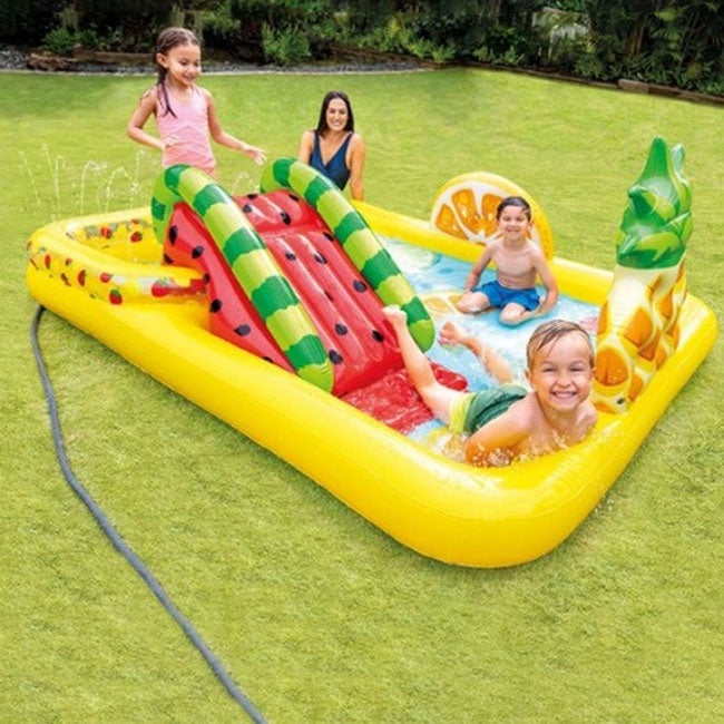 INTEX INFLATABLE FUN FRUITY PLAY CENTER 244CM X 191CM X 91CM