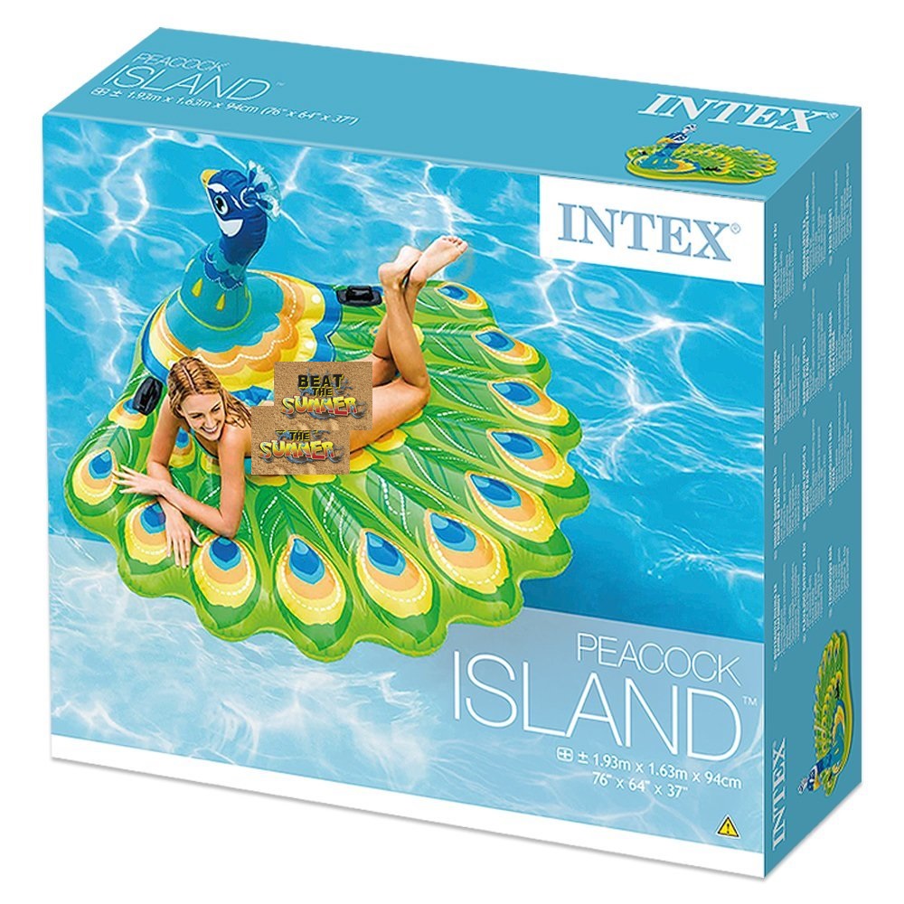 INTEX PEACOCK ISLAND 193CM x 163CM x 94CM