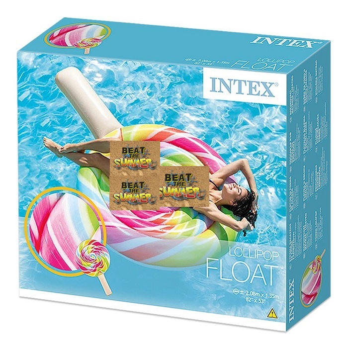 INTEX LOLLIPOP FLOAT 208CM x 135CM