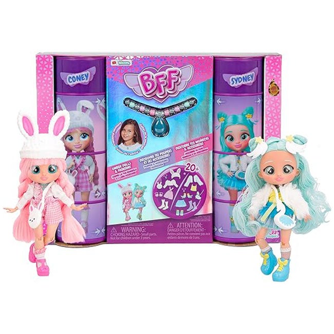 CRY BABIES BFF CONEY AND SYDNEY 8-INCHES FASHION DOLL