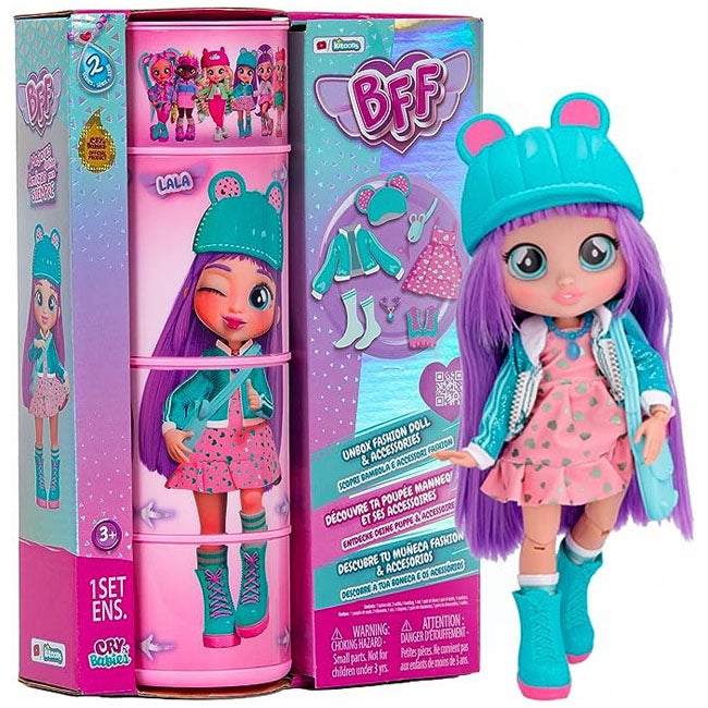 CRY BABIES BFF LALA FASHION DOLL