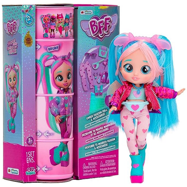 CRY BABIES BFF BRUNY FASHION DOLL