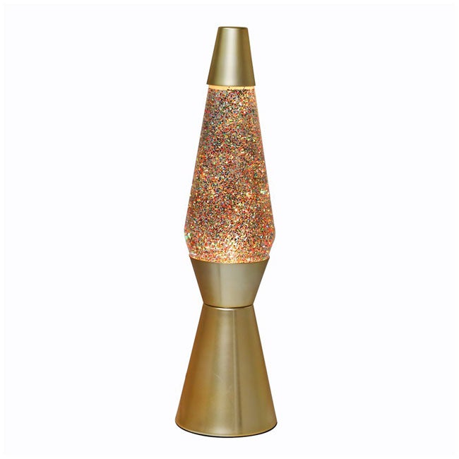 I-TOTAL LAVA LAMP 36 CM GOLDEN GLITTER