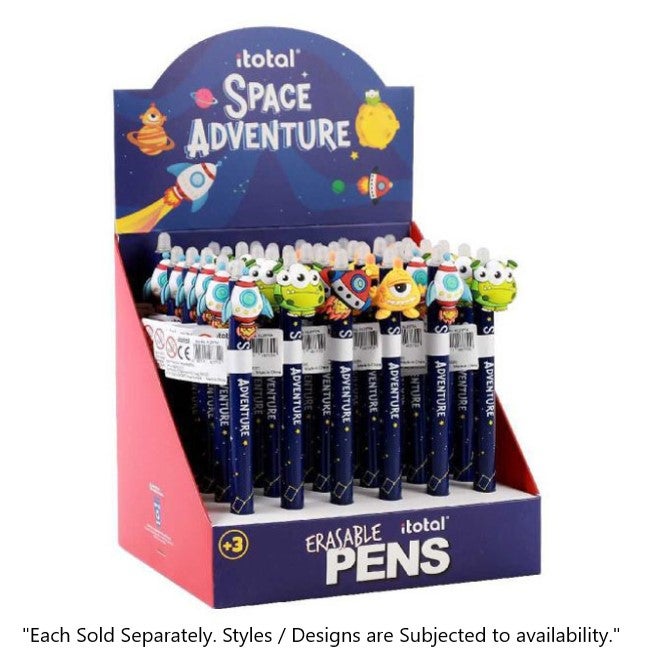 I-TOTAL ERASABLE PEN SPACE ADVENTURE - DISPLAY 36 PCS