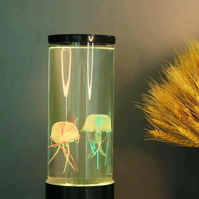 I-TOTAL JELLYFISH LAMP ROUND 30 CM WITH COLORFUL BASE