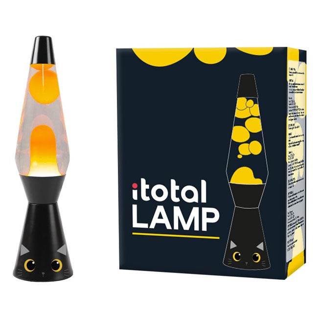 I-TOTAL LAVA LAMP 36 CM BLACK CAT