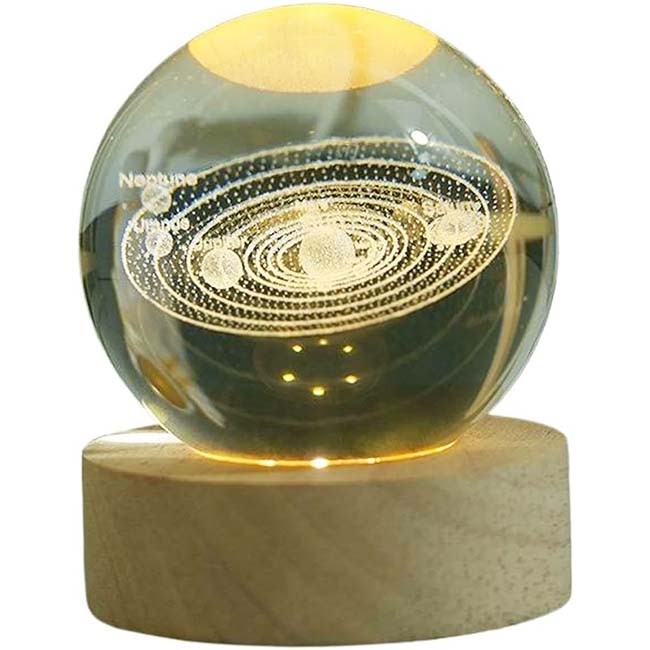 I-TOTAL CRYSTAL BALL LAMP MEDIUM SOLAR SYSTEM