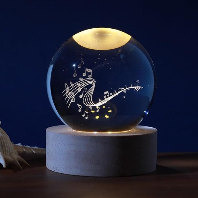 I-TOTAL CRYSTAL BALL LAMP SMALL MUSIC