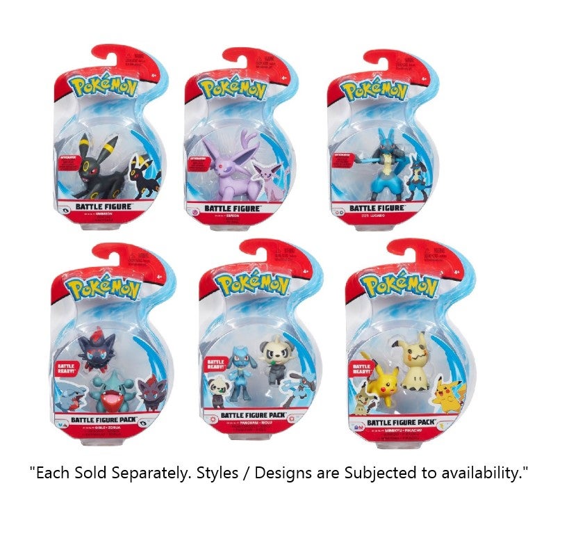 POKEMON BATTLE FIGURE PACK ASSORTED