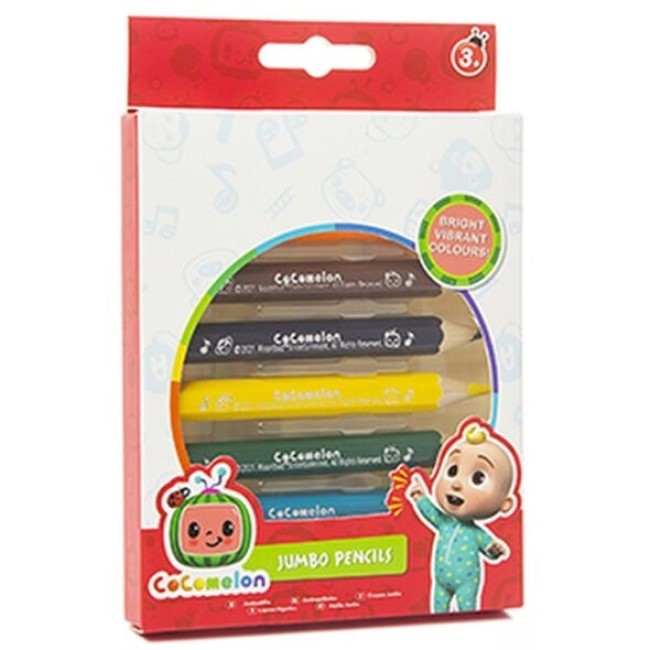 COCOMELON JUMBO PENCILS  8PCS