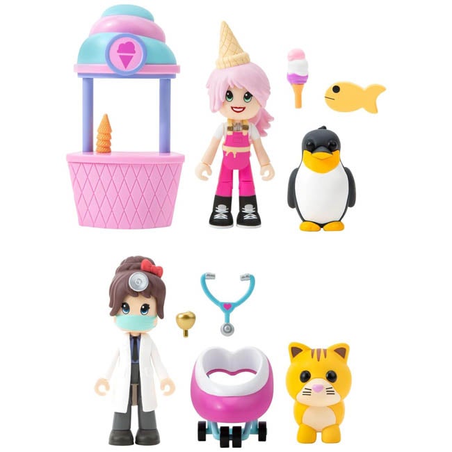 ADOPT ME HOSPITAL AND ICECREAM PARLOUR FRIENDS PACK
